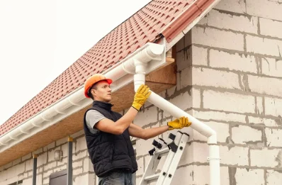 Pose et remplacement de gouttières à Wavrechain-sous-Denain